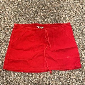 Hard Tail red skirt - size small